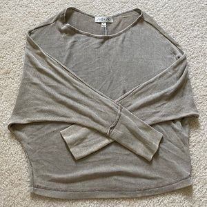 She + Sky Tan Knit Sweater